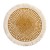Jianglin cotton thread printed placemat - yellow on white