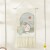 Moonlit Night White Rabbit Cotton Embroidery Tapestry
