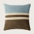 horizontal double wide stripes - gray blue+brown