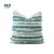 Plain weave cloth strip - green pillow cover