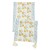 Lemon micro blue cotton thread printed tassel table flag