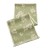 Spring flower printed flowing beard table flag - green