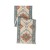 Bernice cotton thread printed flowing beard table flag
