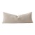Pearl Cream Snow Neil Woven Long Pillowcase - Light Coffee