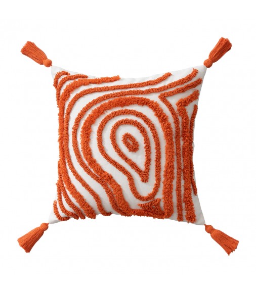 Geometric Embroidered Tufted Living Room Sofa Pillow Cover